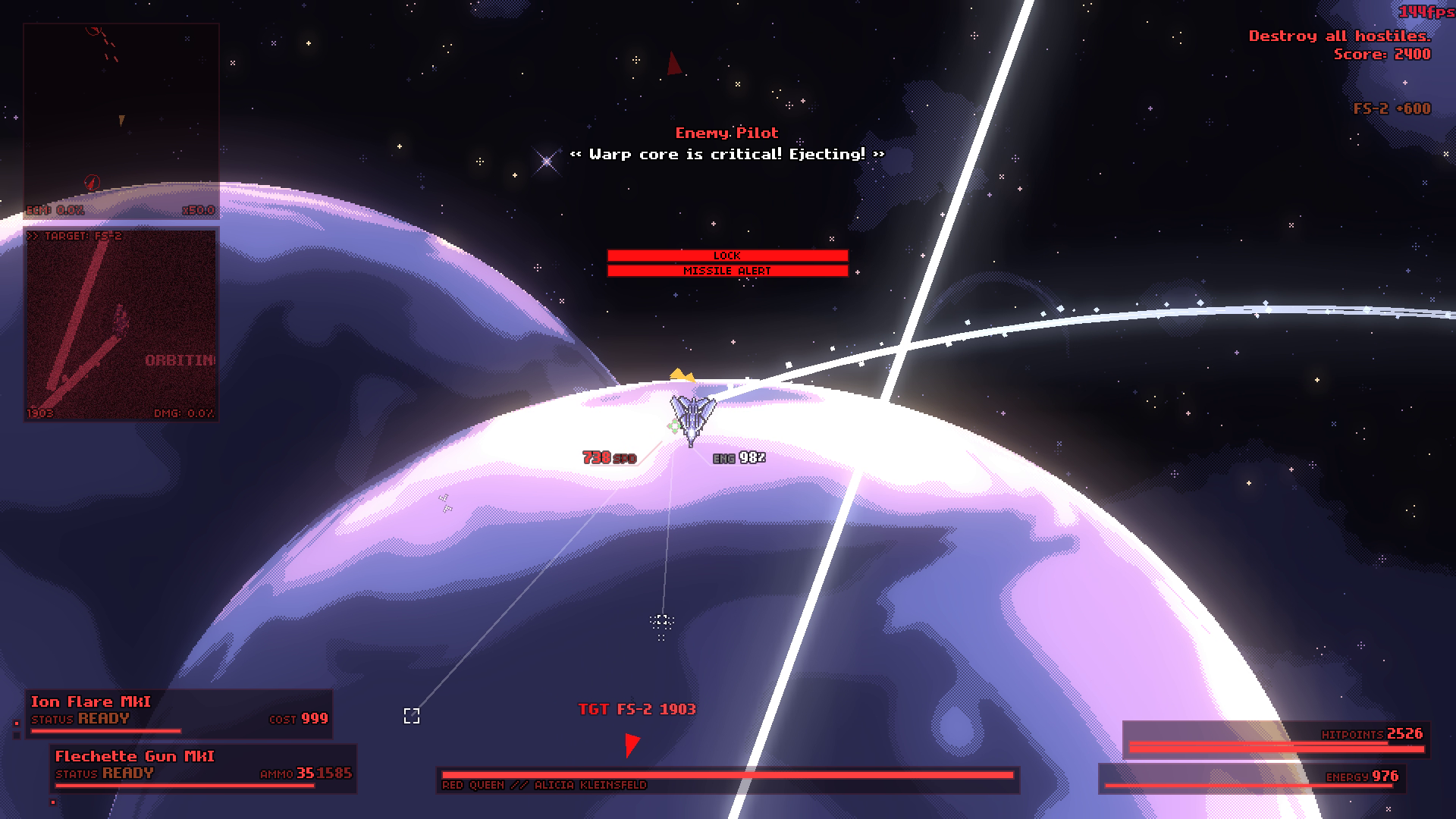 Screenshot of a game that isn't WARPOUT.